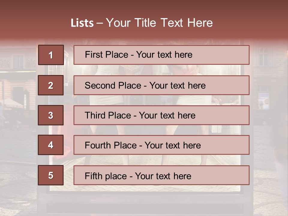 Adult Shop Face PowerPoint Template
