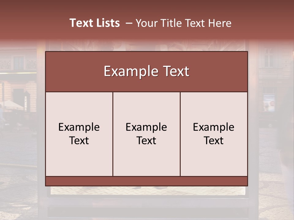 Adult Shop Face PowerPoint Template