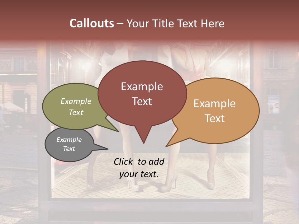 Adult Shop Face PowerPoint Template