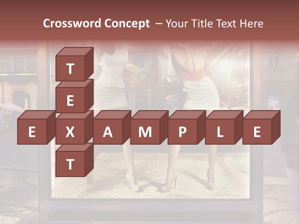 Adult Shop Face PowerPoint Template