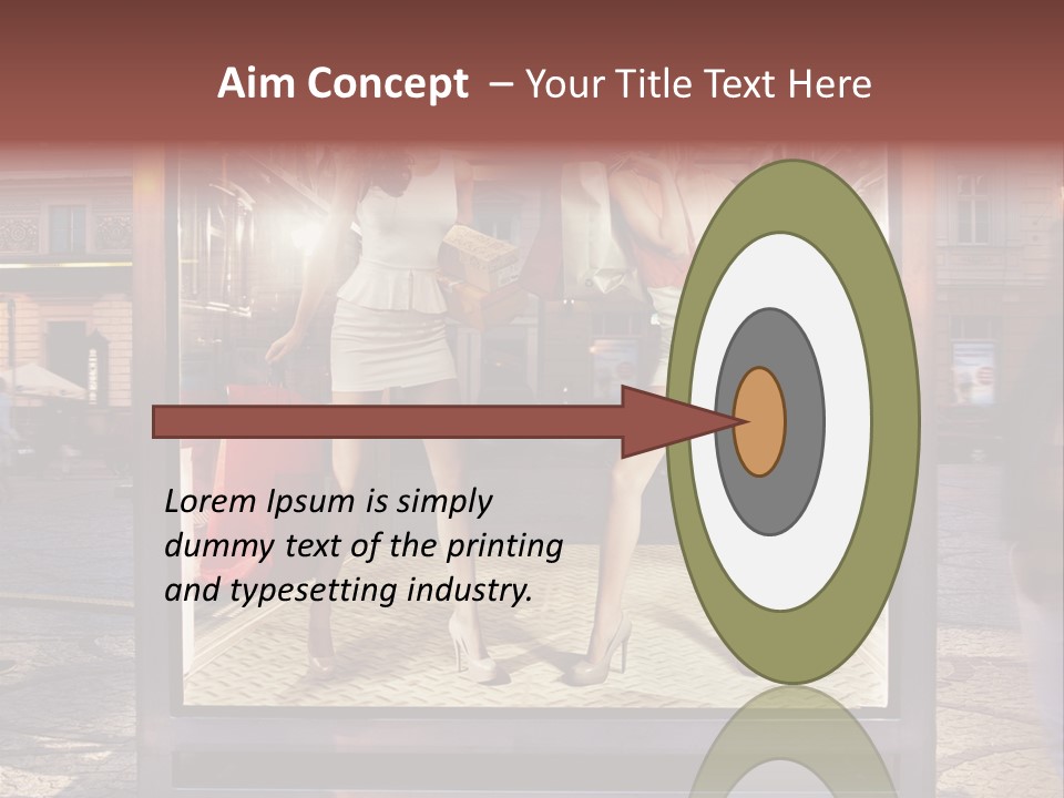 Adult Shop Face PowerPoint Template