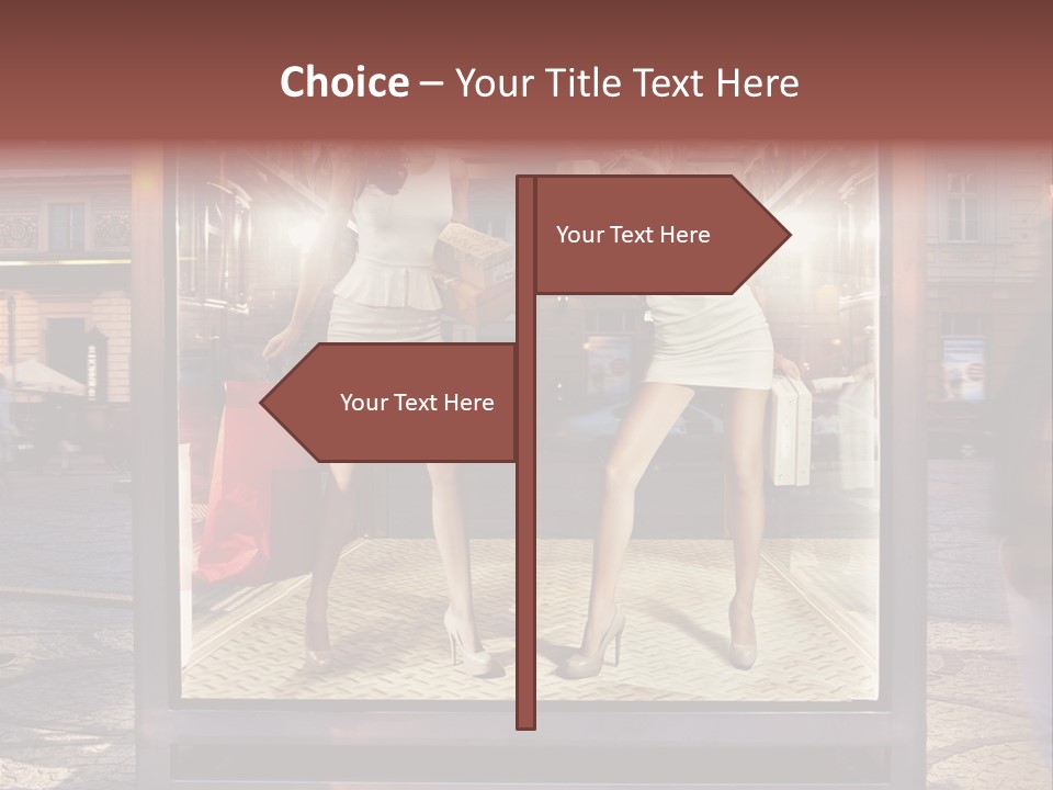 Adult Shop Face PowerPoint Template