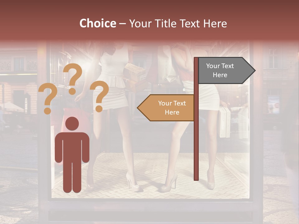 Adult Shop Face PowerPoint Template