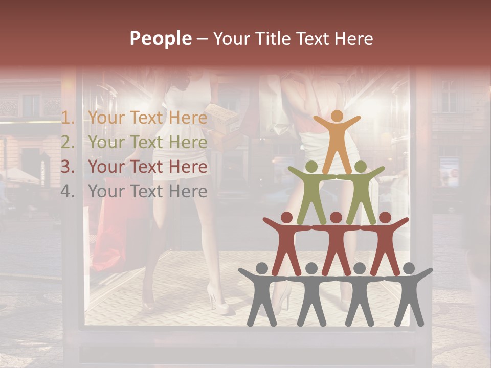 Adult Shop Face PowerPoint Template