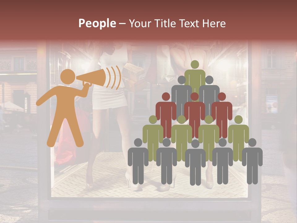 Adult Shop Face PowerPoint Template