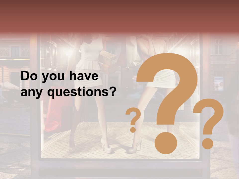 Adult Shop Face PowerPoint Template