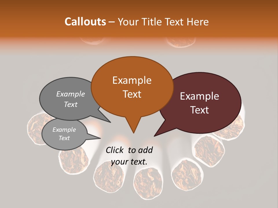 Happiness Concepts Macro PowerPoint Template