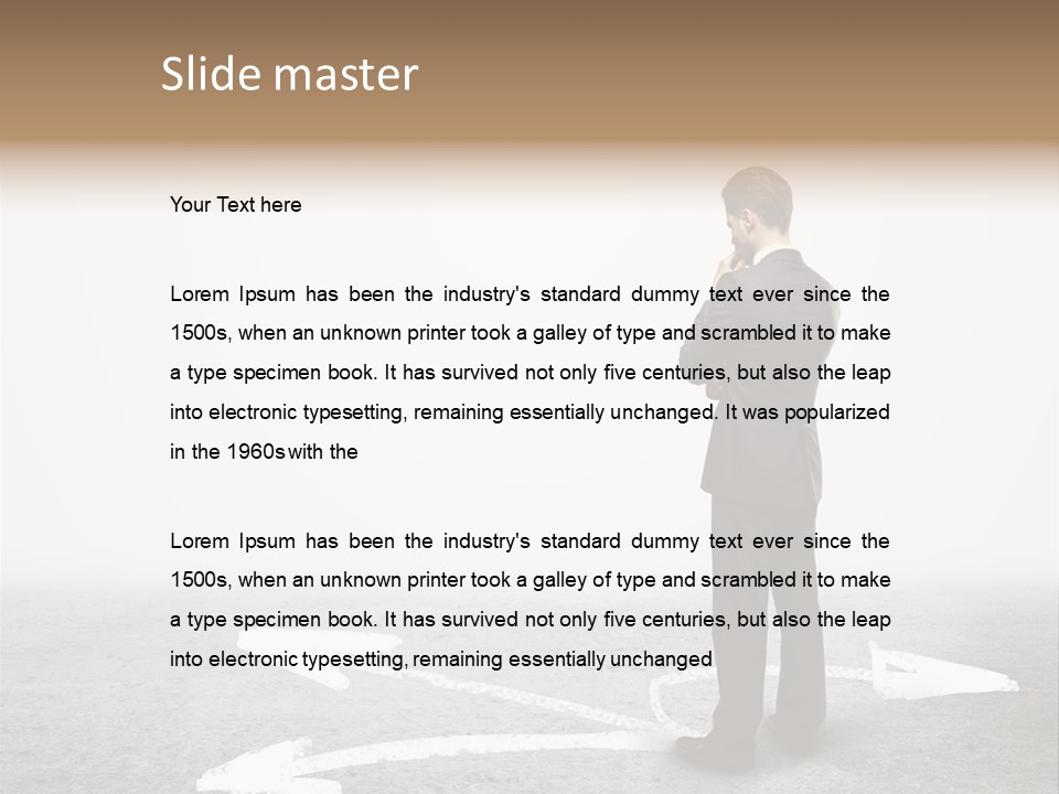 Growth Business Clothing PowerPoint Template