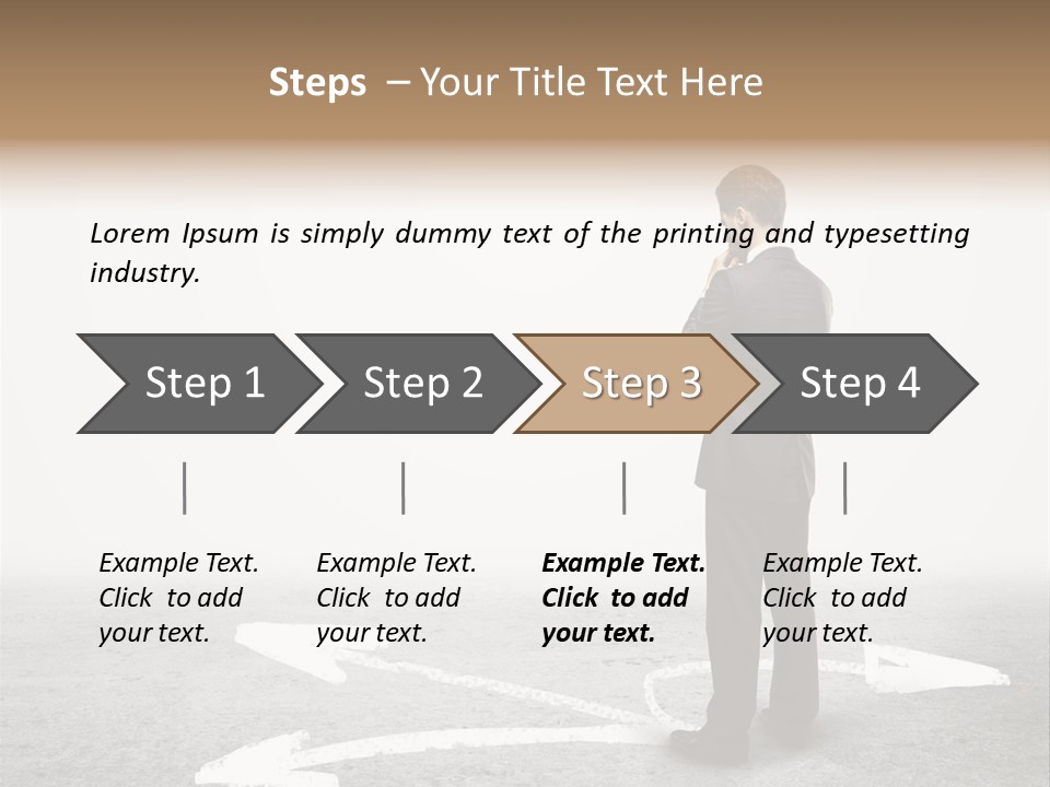 Growth Business Clothing PowerPoint Template