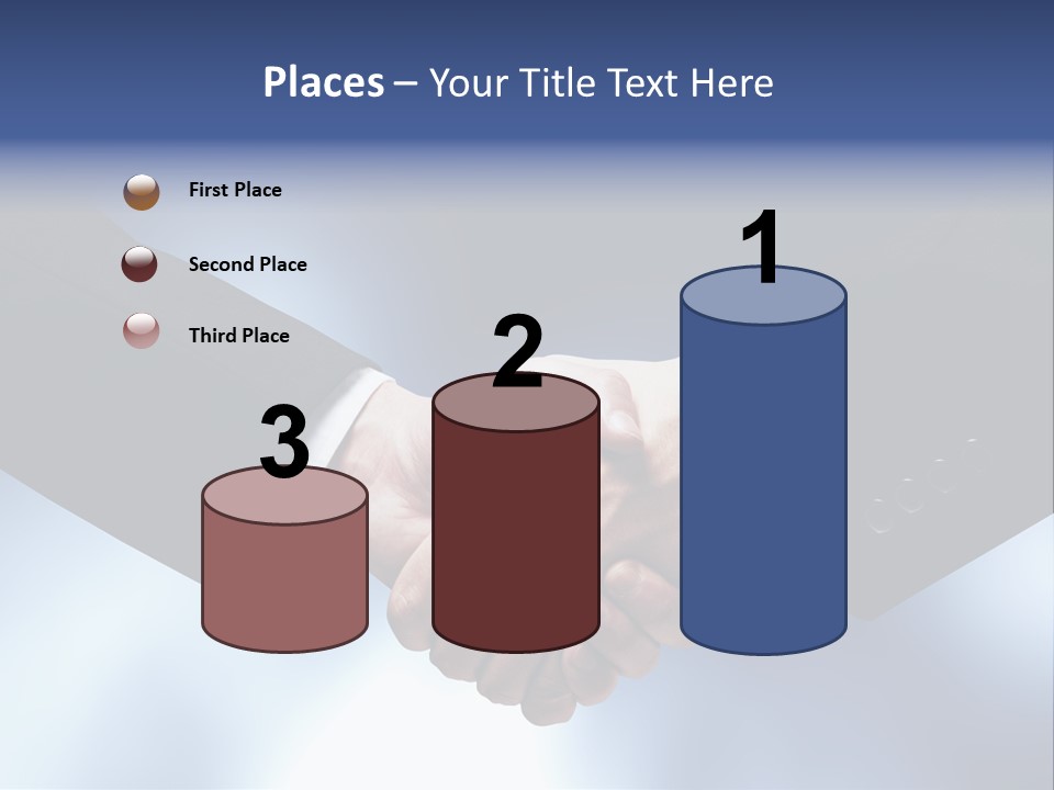 Suit Partnership Sky PowerPoint Template