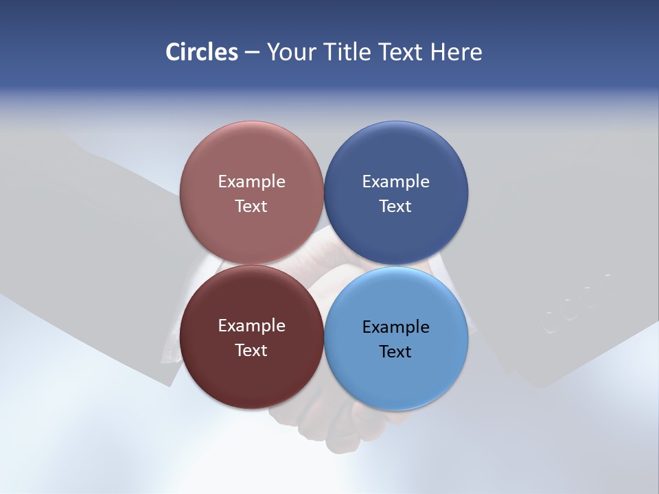 Suit Partnership Sky PowerPoint Template