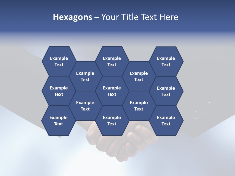 Suit Partnership Sky PowerPoint Template