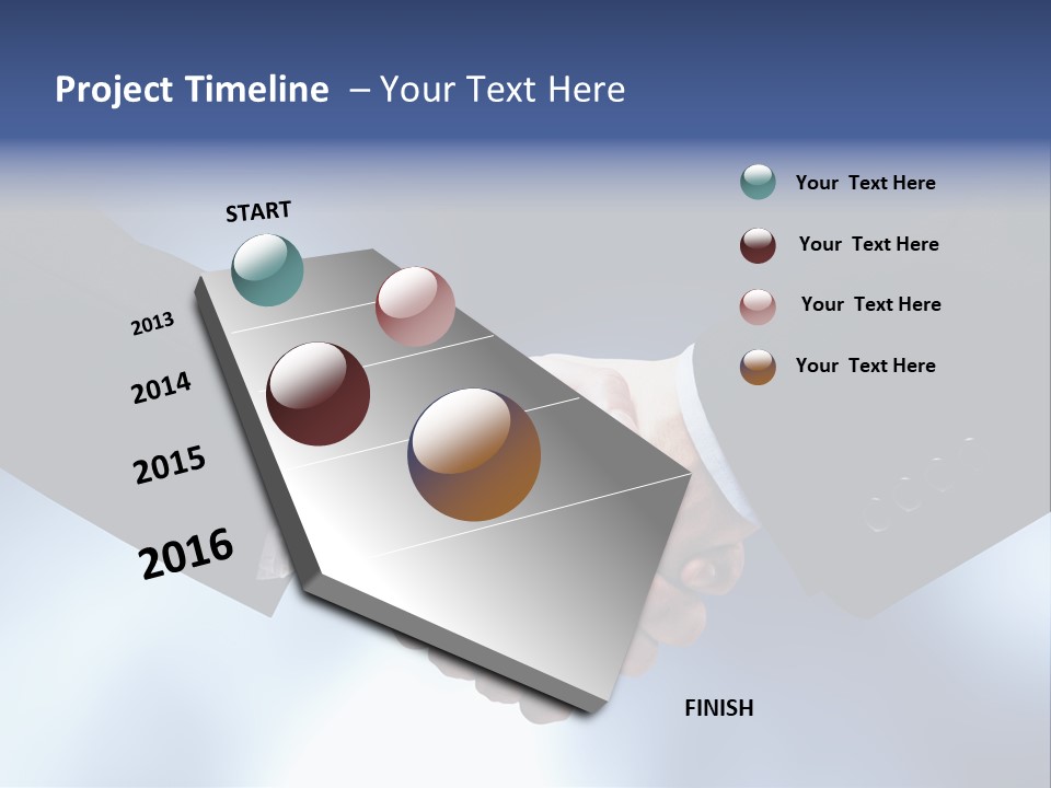 Suit Partnership Sky PowerPoint Template
