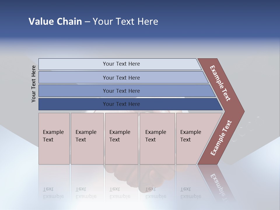 Suit Partnership Sky PowerPoint Template