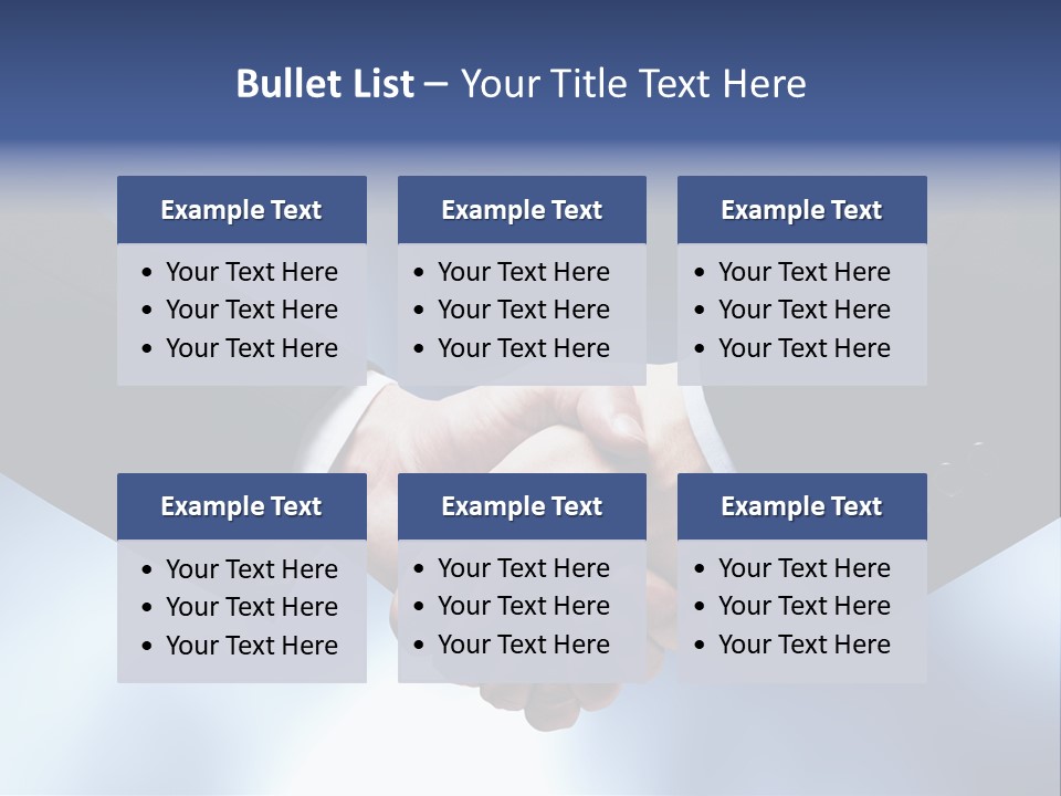 Suit Partnership Sky PowerPoint Template