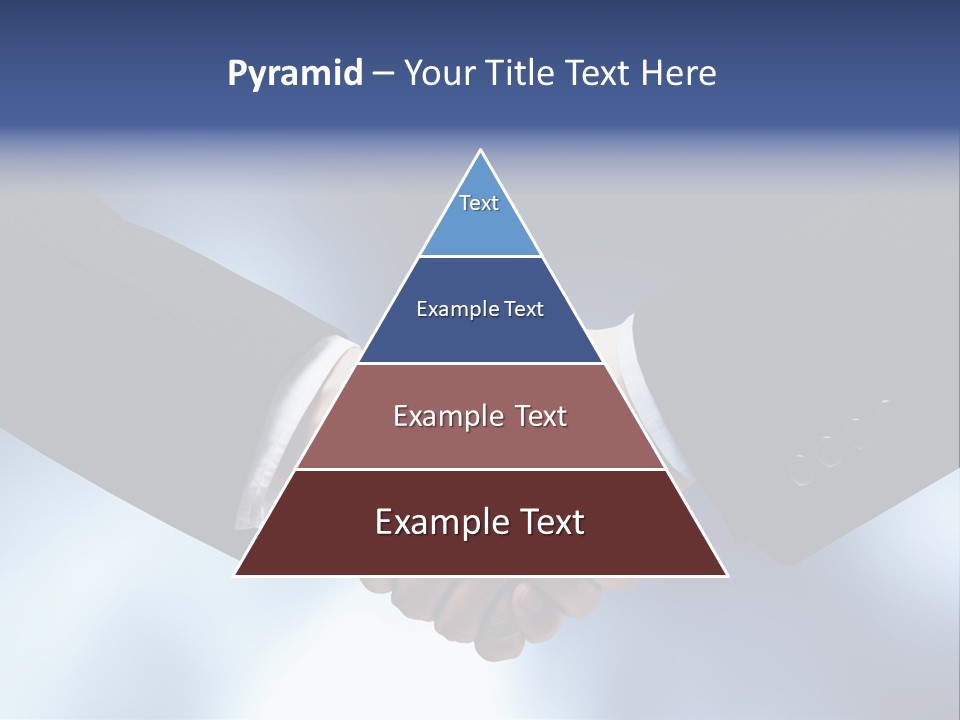 Suit Partnership Sky PowerPoint Template