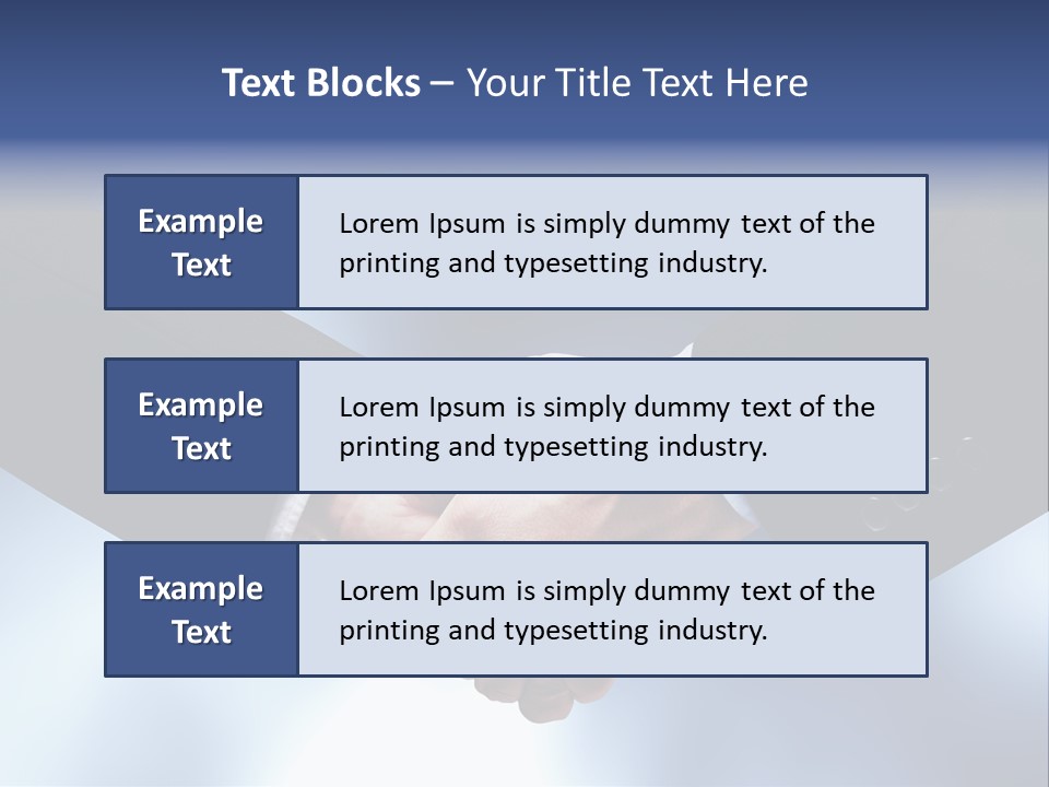 Suit Partnership Sky PowerPoint Template