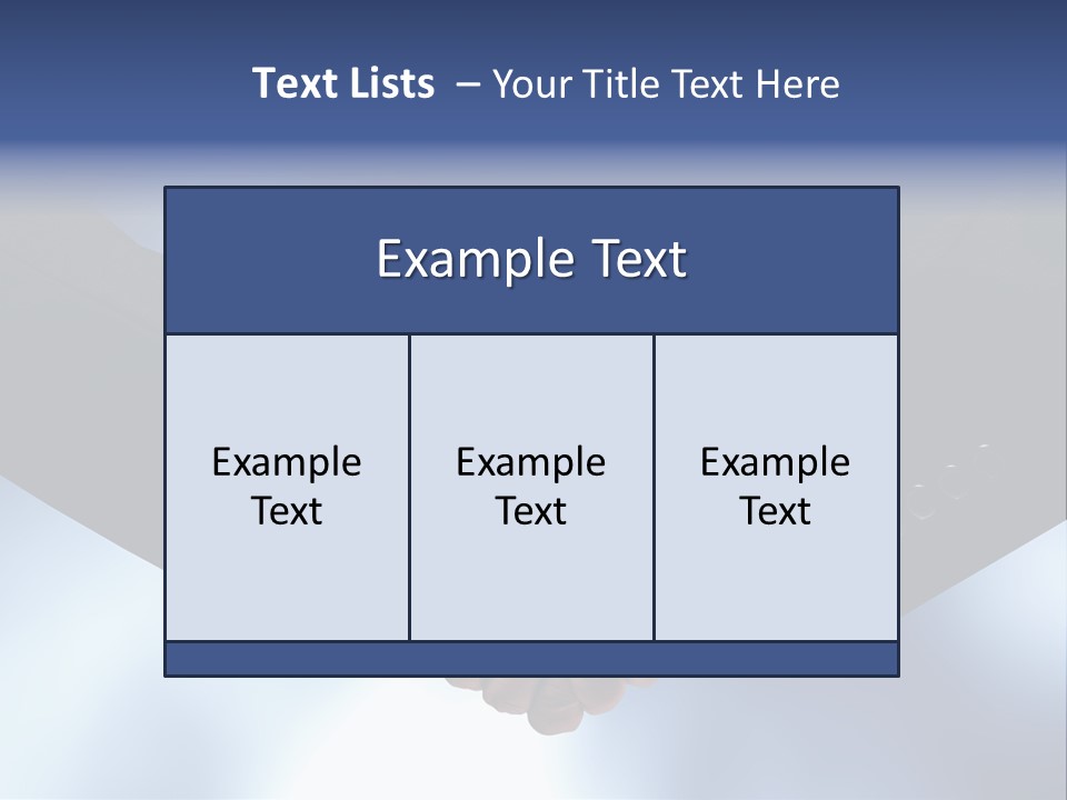 Suit Partnership Sky PowerPoint Template