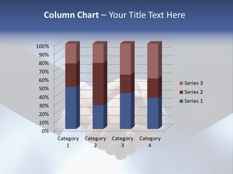 Suit Partnership Sky PowerPoint Template
