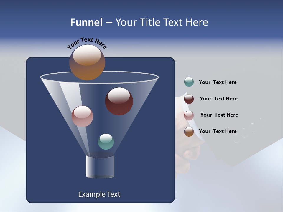 Suit Partnership Sky PowerPoint Template