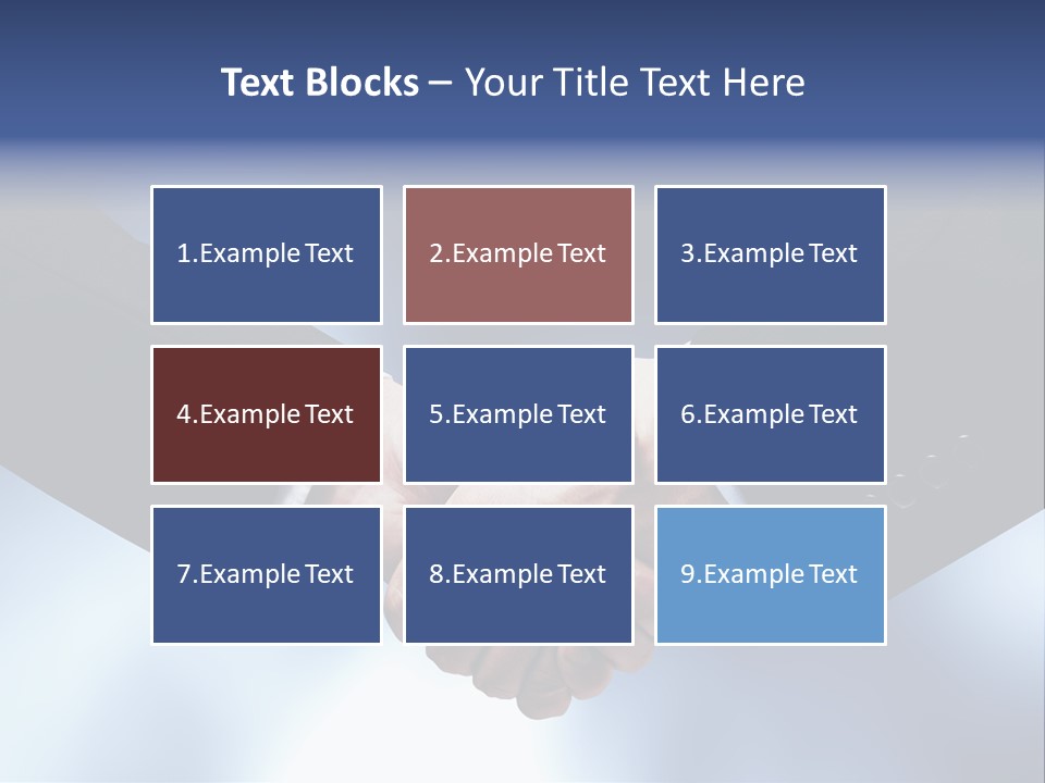 Suit Partnership Sky PowerPoint Template