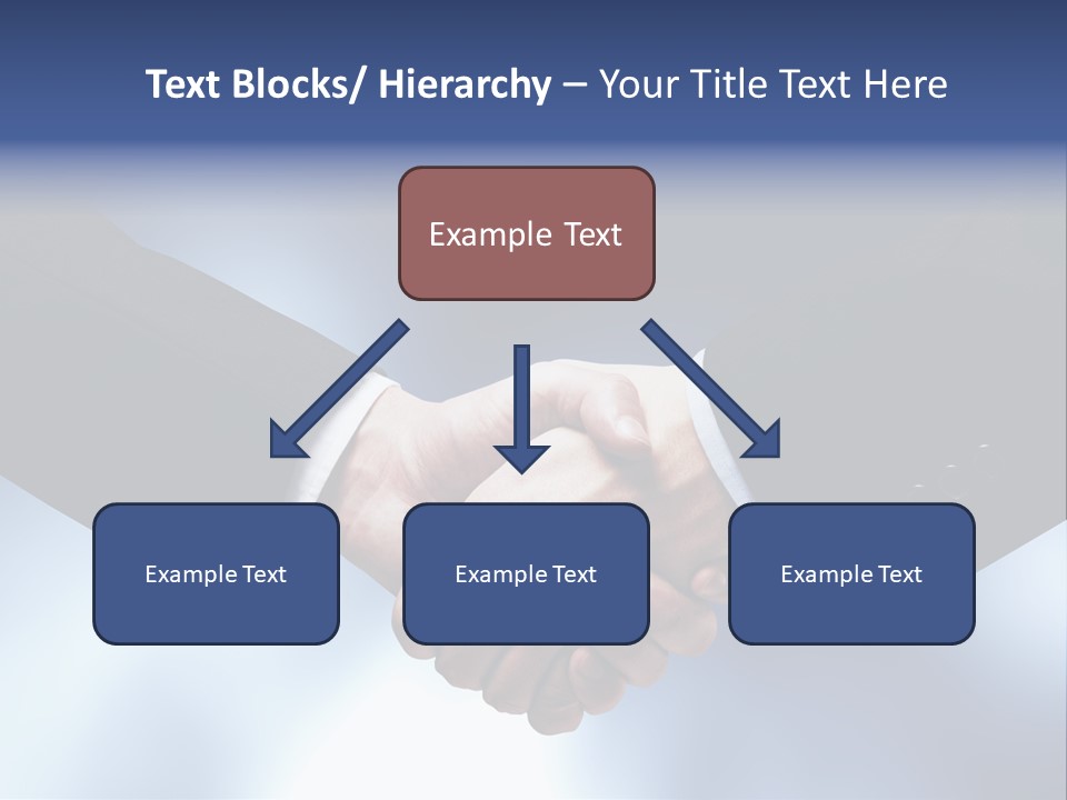 Suit Partnership Sky PowerPoint Template