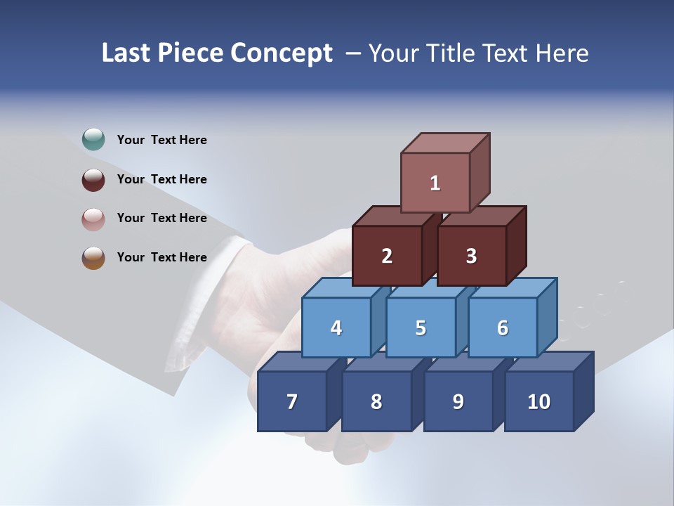 Suit Partnership Sky PowerPoint Template