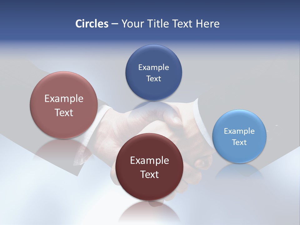 Suit Partnership Sky PowerPoint Template