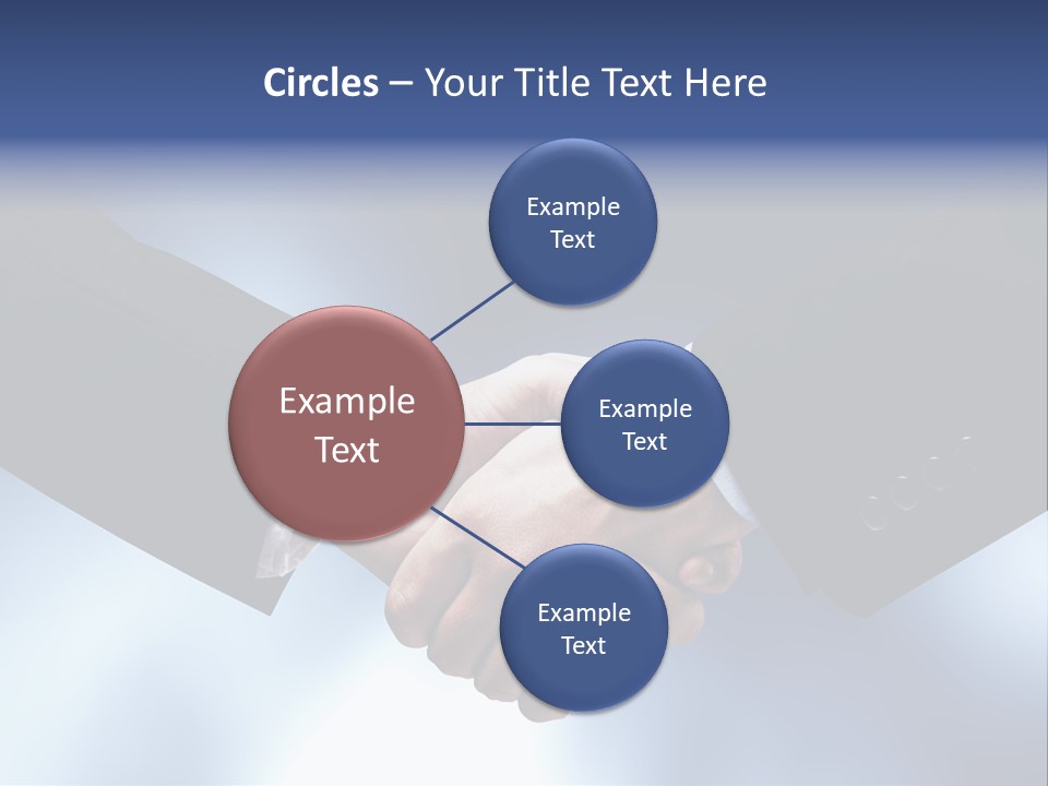 Suit Partnership Sky PowerPoint Template