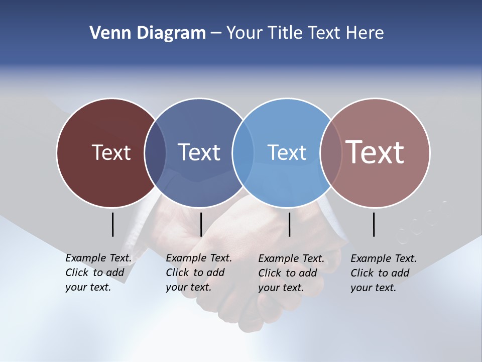 Suit Partnership Sky PowerPoint Template