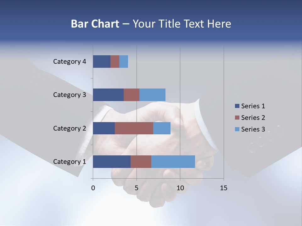 Suit Partnership Sky PowerPoint Template