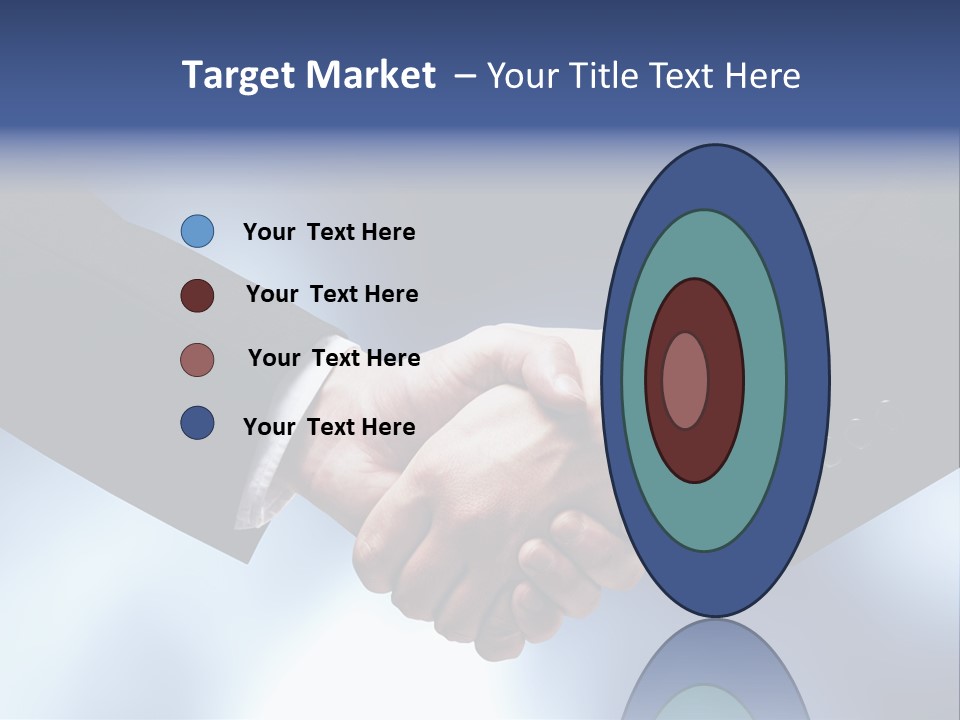 Suit Partnership Sky PowerPoint Template