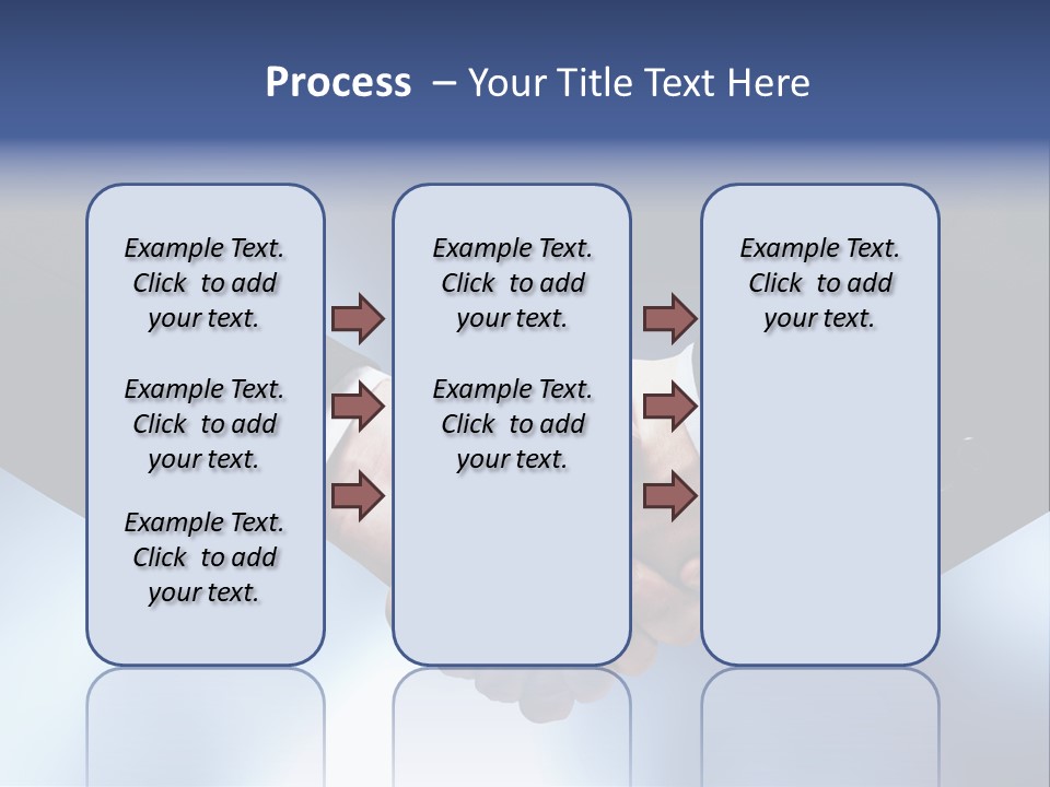 Suit Partnership Sky PowerPoint Template