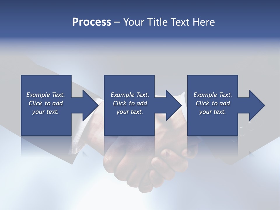 Suit Partnership Sky PowerPoint Template