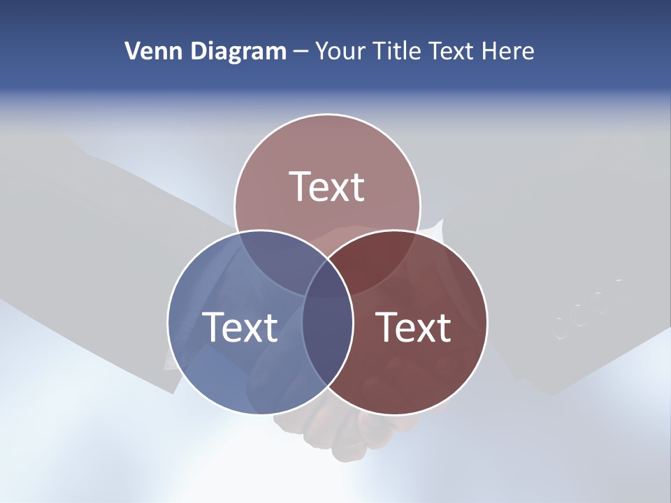 Suit Partnership Sky PowerPoint Template