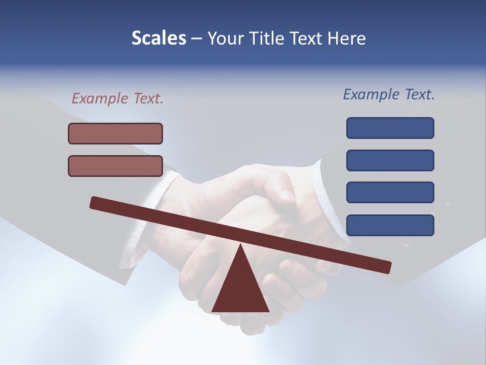 Suit Partnership Sky PowerPoint Template