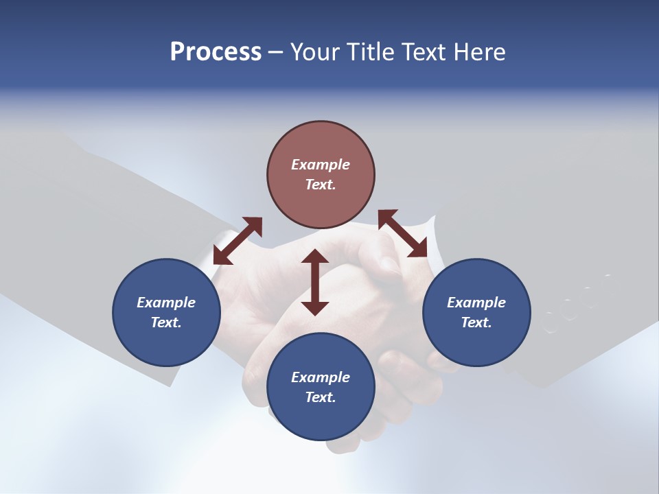 Suit Partnership Sky PowerPoint Template