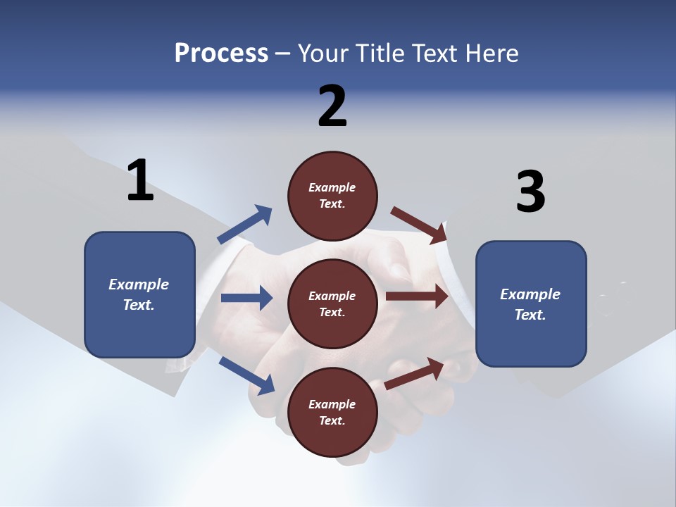 Suit Partnership Sky PowerPoint Template
