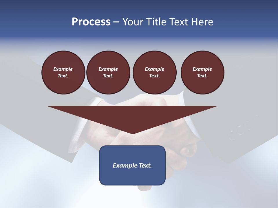 Suit Partnership Sky PowerPoint Template