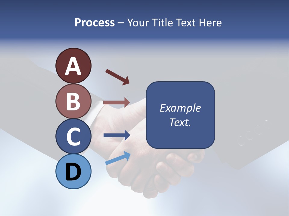 Suit Partnership Sky PowerPoint Template