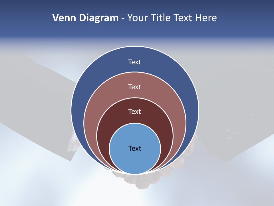 Suit Partnership Sky PowerPoint Template