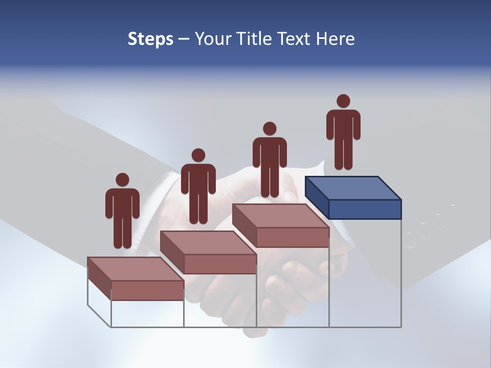 Suit Partnership Sky PowerPoint Template