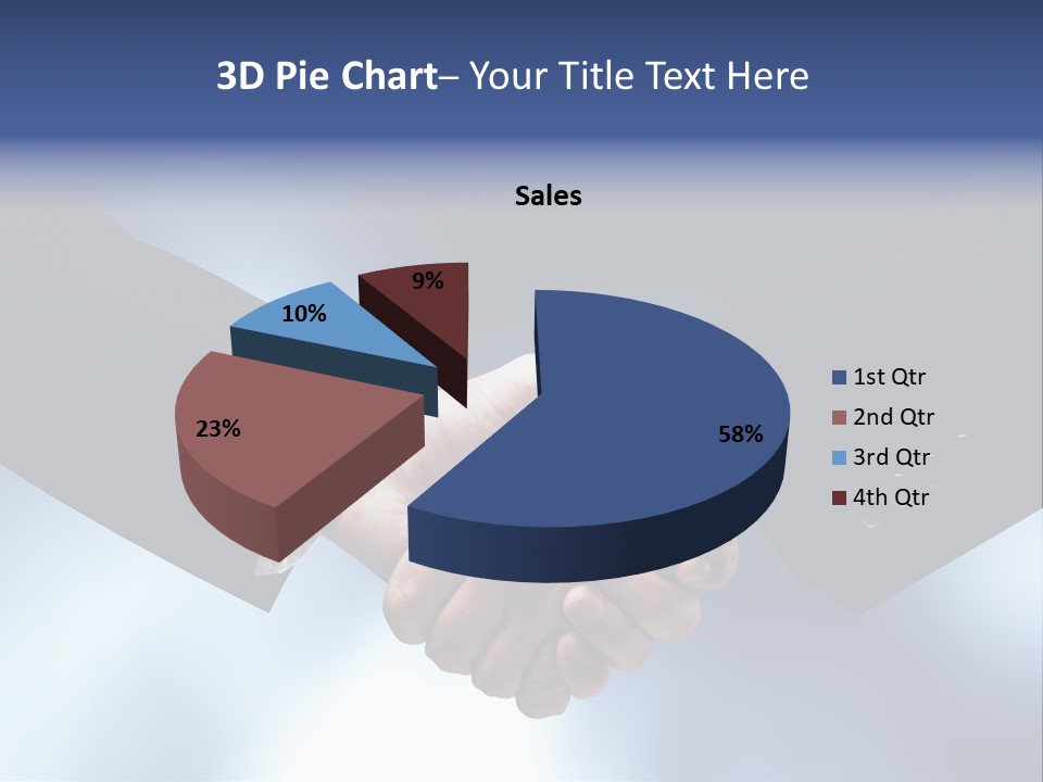 Suit Partnership Sky PowerPoint Template