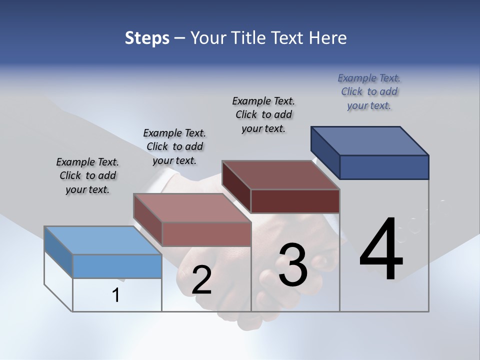 Suit Partnership Sky PowerPoint Template