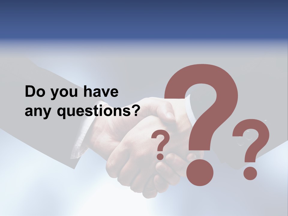 Suit Partnership Sky PowerPoint Template