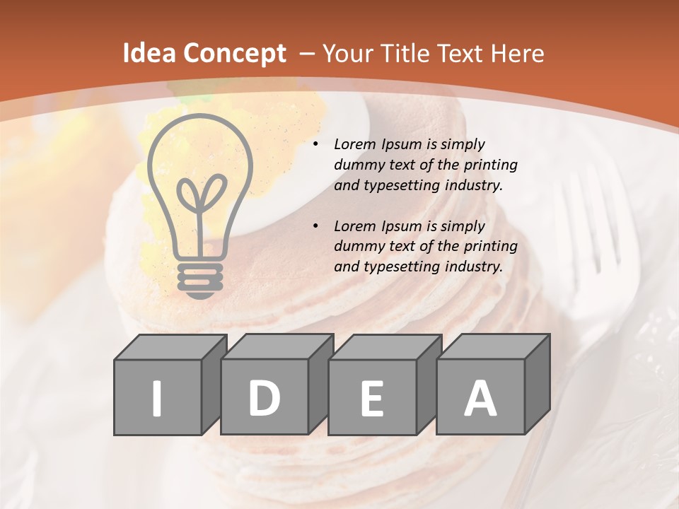 Jam Eggs Dieting PowerPoint Template