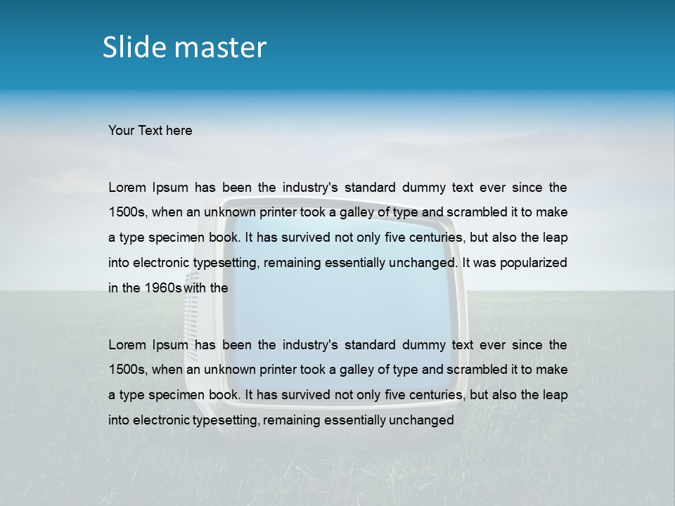 Retro Night Program PowerPoint Template