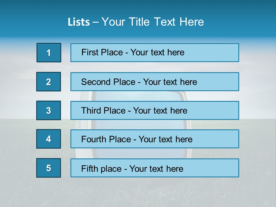 Retro Night Program PowerPoint Template