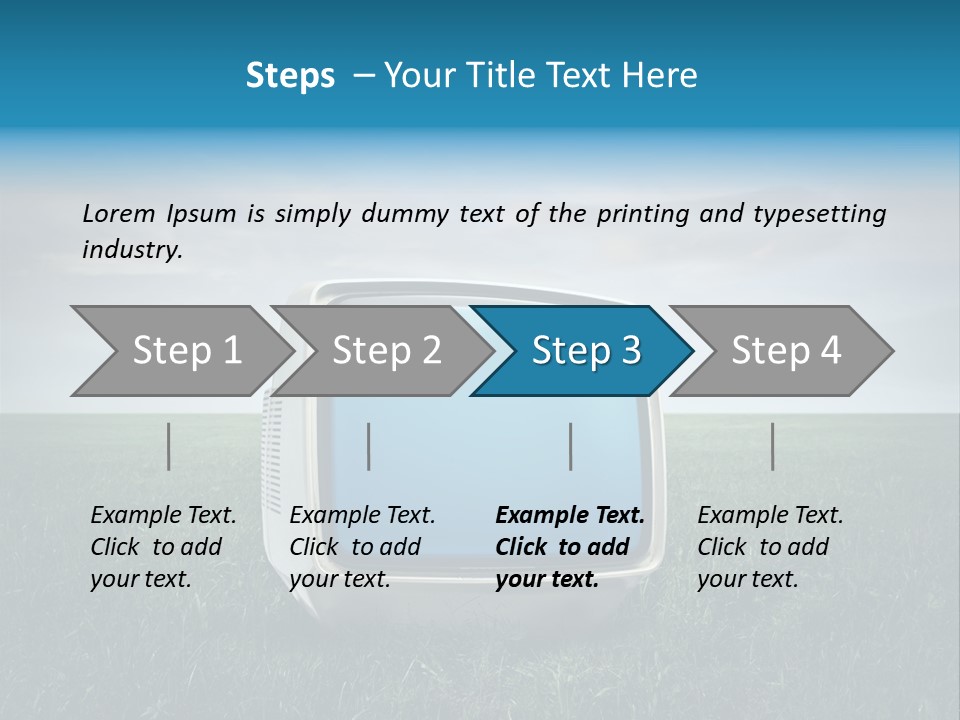 Retro Night Program PowerPoint Template