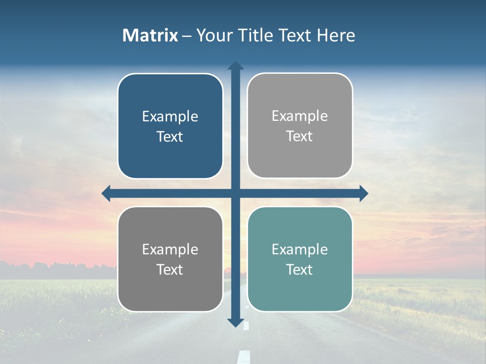 Spring Way Landscape PowerPoint Template